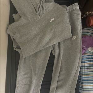 Nike club hoodie and joggers size medium